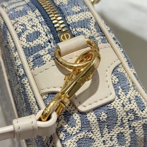 Dior D-Vibe East-West Nano Bag in Blue Dior Oblique Jacquard - 图片 8