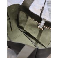 YSL Lee 5A7 bea shoulder shopping tote in pebbled calfskin - 图片 6