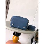 Loewe anagram pebble small flap messenger casual square camera bag with magnetic fastening