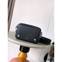 Loewe anagram pebble small flap messenger casual square camera bag with magnetic fastening - 图片 5