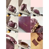 Loewe flamenco drawstring underarm bucket tote slouchy cocktail cosmetic pouch - 图片 6