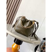 Loewe flamenco drawstring underarm bucket tote slouchy cocktail cosmetic pouch - 图片 2
