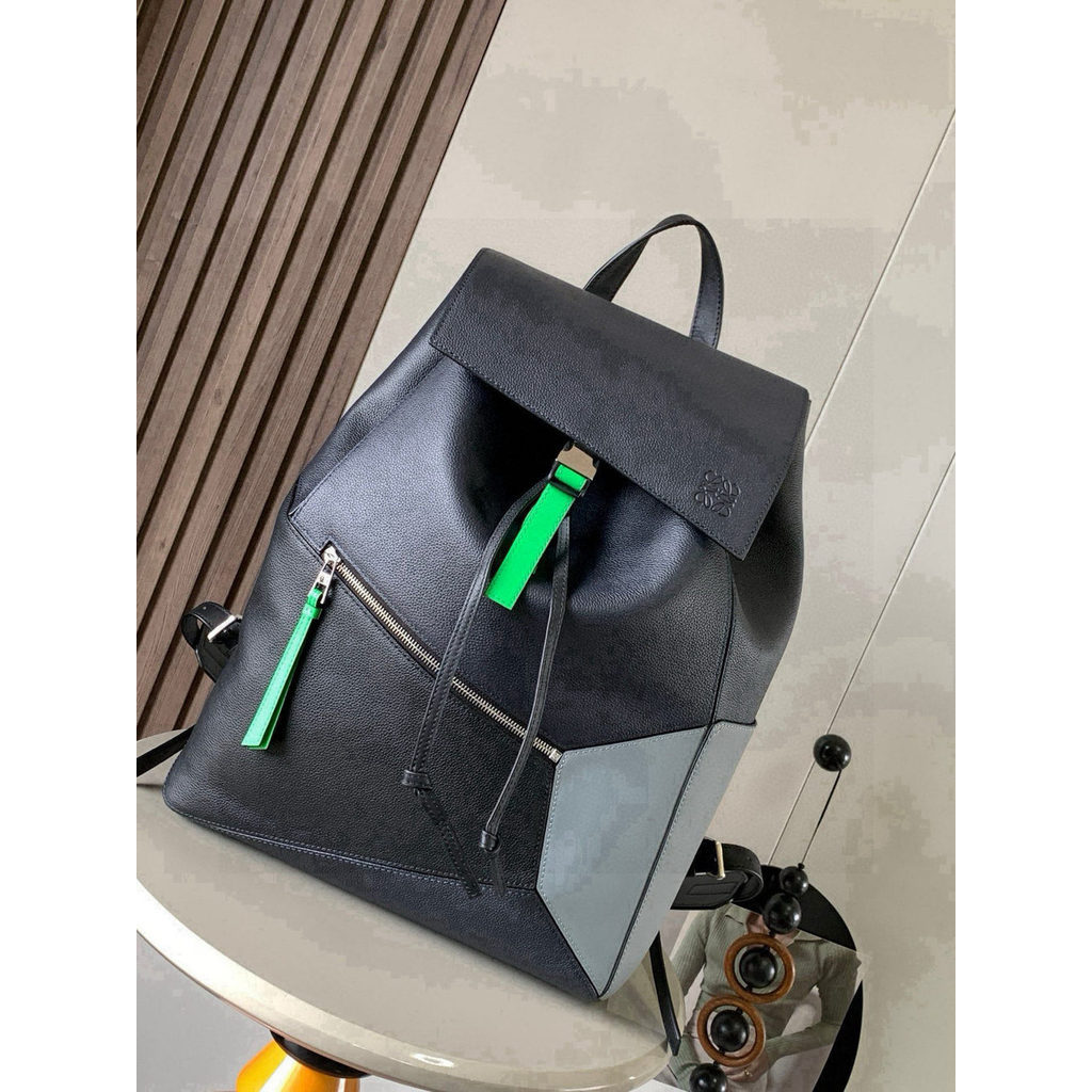 ph-11134201-820l8-mpa9d12g658s8a.jpg multifunction Loewe puzzle drawstring backpack color-contrast rugged hiking rucksack - 图片 1