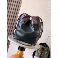 Loewe large flamenco underarm hobo tote evening party cosmetic pouch with donut chain - 图片 4