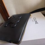 Celine women's wristlet clutch casual zipper smartphone lipstick pouch - 图片 7