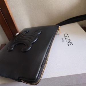 Celine women's wristlet clutch casual zipper smartphone lipstick pouch - 图片 7