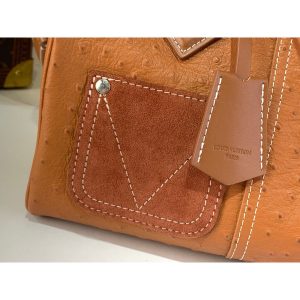Louis Vuitton speedy 25 Boston shopper handbag large travel luggage tote with aged hardware - 图片 5