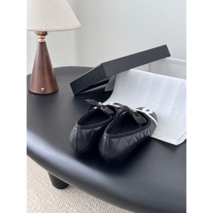Chanel lambskin Mary Jane ballet Flats pump size35-40
