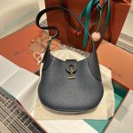 Loro Piana small Bobbin shoulder Bag halfmoon underarm hobo tote full boutique package