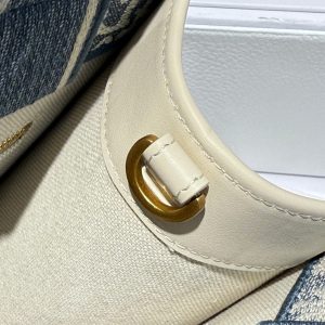 Dior jacquard small booktote travel boarding cabin luggage handbag full boutique inclusion - 图片 6