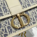 Dior Montaigne 30 east-west sling chain crossbody flap messenger in jacquard fabric - 图片 3