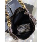 YSL Amalia large jacquard shoulder hobo tote related foldable storage handbag detatchable pouch - 图片 6