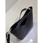 YSL small bucket shopping tote open-top daily handbag in mixed canvas and calfskin - 图片 8