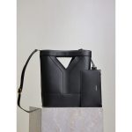 YSL small bucket shopping tote open-top daily handbag in mixed canvas and calfskin - 图片 2