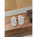 Alaia Fishnet Mesh Mary Jane Flat Mules size35-40 boutique package