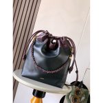 Loewe large flamenco underarm hobo tote evening party cosmetic pouch with donut chain