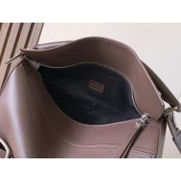 dual size Loewe biker puzzle shopper handbag shoulder flap military messenger with protective feet - 图片 9