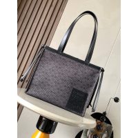 Loewe canvas cushion shopper handbag weekend getaway keepall luggage resort beach tote - 图片 2