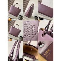 Loewe anagram shoulder shopper tote boarding cabin luggage with braided handle full package - 图片 2
