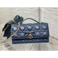 quilted Dior sling croosbody flap messenger top handle cosmetic smartphone holder clutch - 图片 4