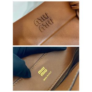 Miu Solitaire Top Handle Bag crossbody shoulder flap messenger - 图片 7