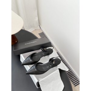 Chanel ponited toe ballet flat slingbacl pump szie 35-40