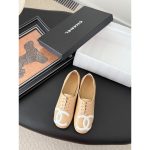 Chanel vintage quilted laceup flat sneaker loafer size35-40