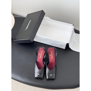 Chanel block heel slingback pumps size 35-40
