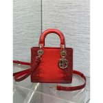 Dior exotic lizard-effect mini top handle bag with structured shape - 图片 3