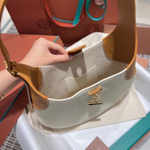 Loro Piana Medium Bobbin shoulder Bag crescent underarm hobo tote full boutique package - 图片 6