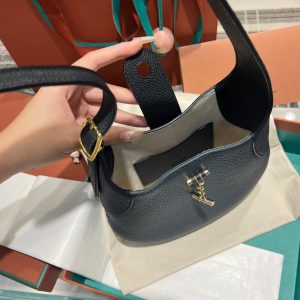 Loro Piana small Bobbin shoulder Bag halfmoon underarm hobo tote full boutique package - 图片 8