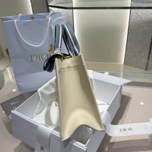 Dior jacquard small booktote travel boarding cabin luggage handbag full boutique inclusion - 图片 3