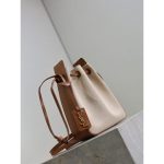 YSL canvas small drawstring buckle shoulder tote with removeable coin pouch - 图片 4