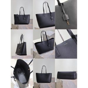 YSL large east-west shoulder shopping tote functional travel carrycall handbag luggage - 图片 7
