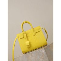 YSL small Sac De Jour structured shopper handbag in Python effect calfskin - 图片 2