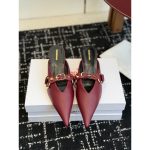 Balenciaga kitten-heel Mary Jane mules slide half drag heel sandal size35-40
