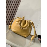 Loewe flamenco drawstring elbow bucket handbag slouchy evening party cosmetic clutch - 图片 5