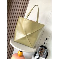 large Loewe foldable puzzle tote spacious bucket shopper handbag in various color