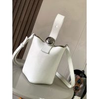 Loewe mini pebble bucket tote sling crossbody shoulder basket tote with adjustable handle - 图片 4