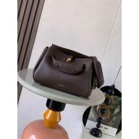 small Loewe Madrid convertible shopping handbag shoulder underarm tote in trapeze shape