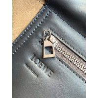 Loewe flamenco military satchel shoulder crossbody flap messenger wit jacquard wide strap - 图片 8
