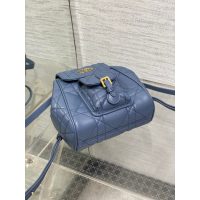 Dior caro quiled mini drawstring flap backpack boutique package - 图片 6