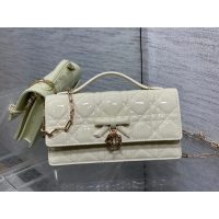 quilted Dior top handle cosmetic smartphone holder clutch sling croosbody flap messenger - 图片 4