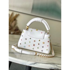 Louis Vuitton capucine mini top handle bag miniature structured shopper tote - 图片 8