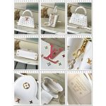 Louis Vuitton capucine bb top handle bag spacious shopper handbag with protective feet - 图片 7