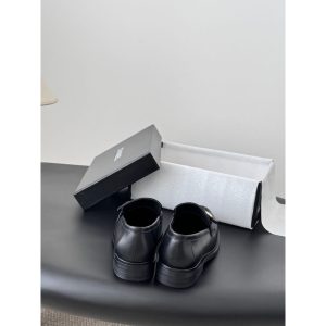 Chanel burgundy calfskin penny slip-on loafer size 35-40
