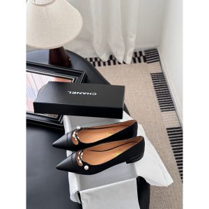 Chanel pointed toe ballet flat slip-on pump Size 35-40
