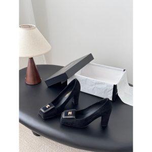 Chanel women's slip-on pump heels dressy shoes 7.5cm height size35-40