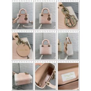 Dior exotic lizard-effect mini top handle bag with structured shape - 图片 6