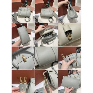 Loro Piana Sesia worker commuter briefcase laptop document handbag with padlock closure - 图片 7